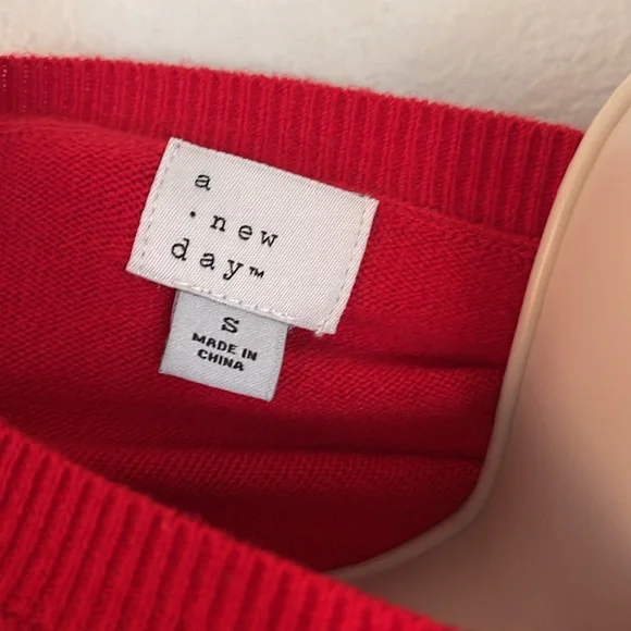 A new day red sweater tank, small, NWT! - Picture 5 of 6